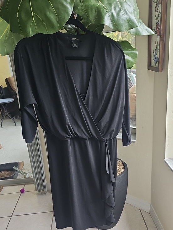 White House Black Market Dresses & Skirts - White House Black Market Black Wrap Dress